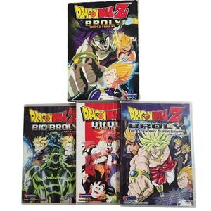 Dragon Ball Z Broly Triple Threat Box Set DVD Tested Funimation 2003 Pre-owned